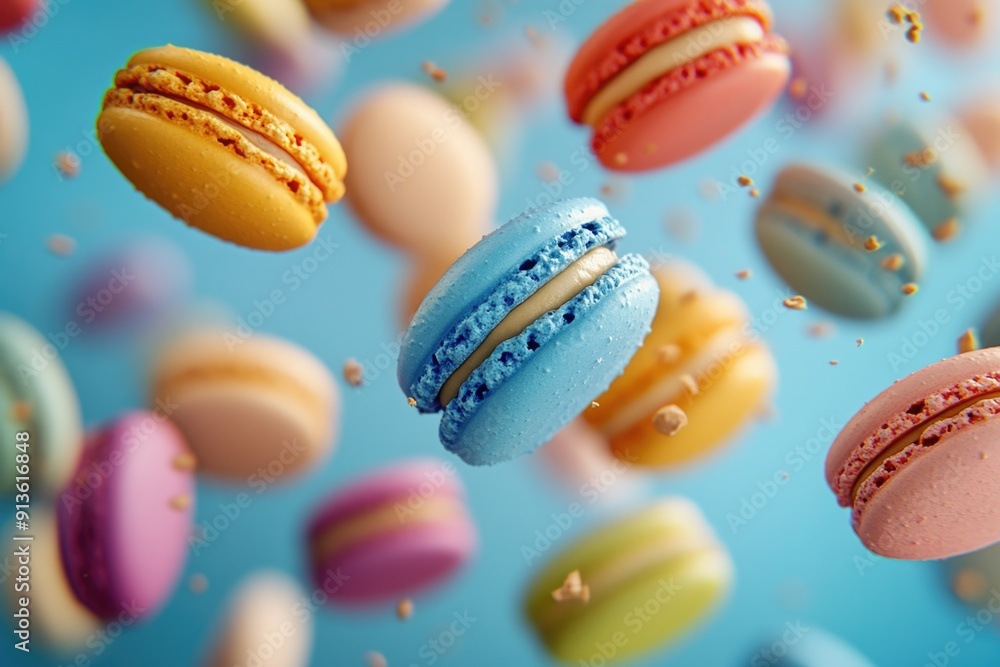 Macarons in Flight Macarons in Flight