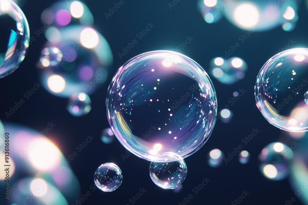 Bubbles Floating in Air Bubbles Floating in Air