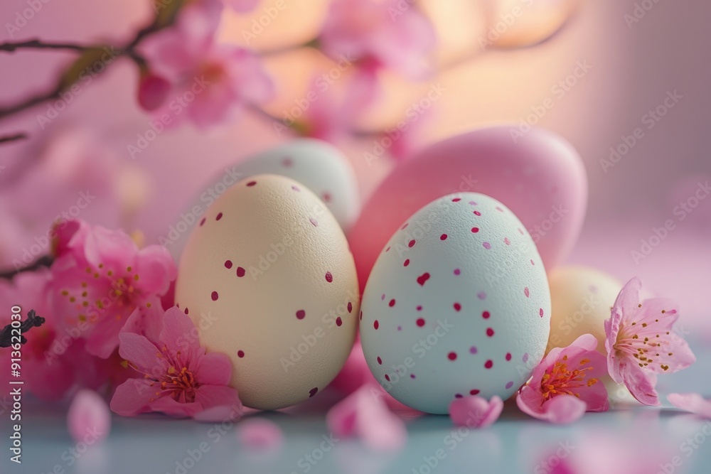 Easter eggs assortment Easter eggs assortment
