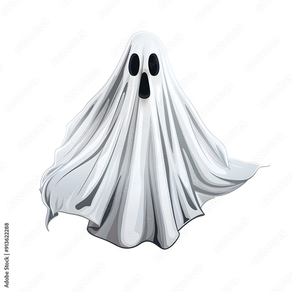 Vector ghost on white background Vector ghost on white background