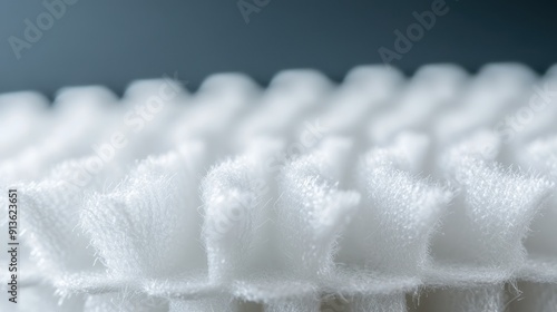 macro photo of microfiber filter photo