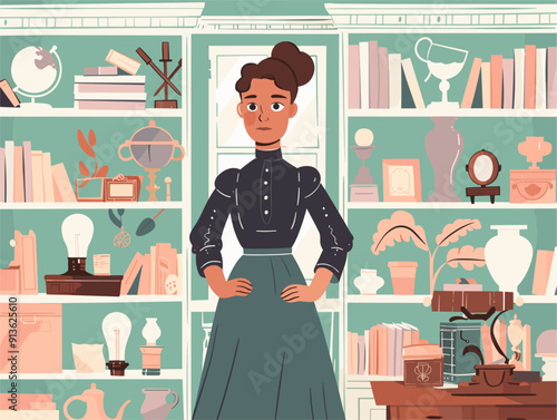 Educational Landscape: Inspiring Women in History Through the Lens of Animated Illustrations