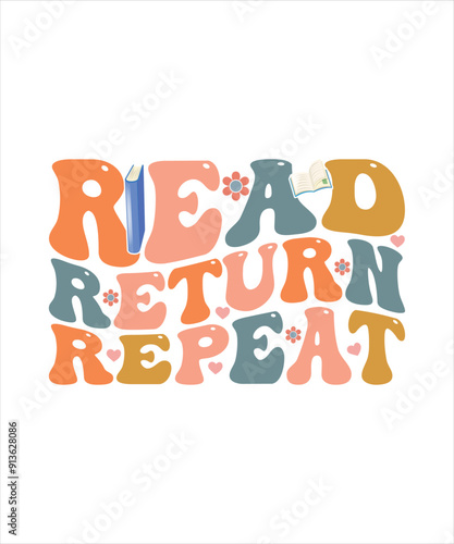 Book SVG T-shirt Design
