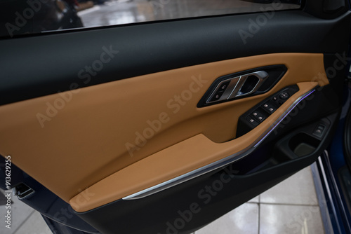 Car door panel with quality finish and convenience