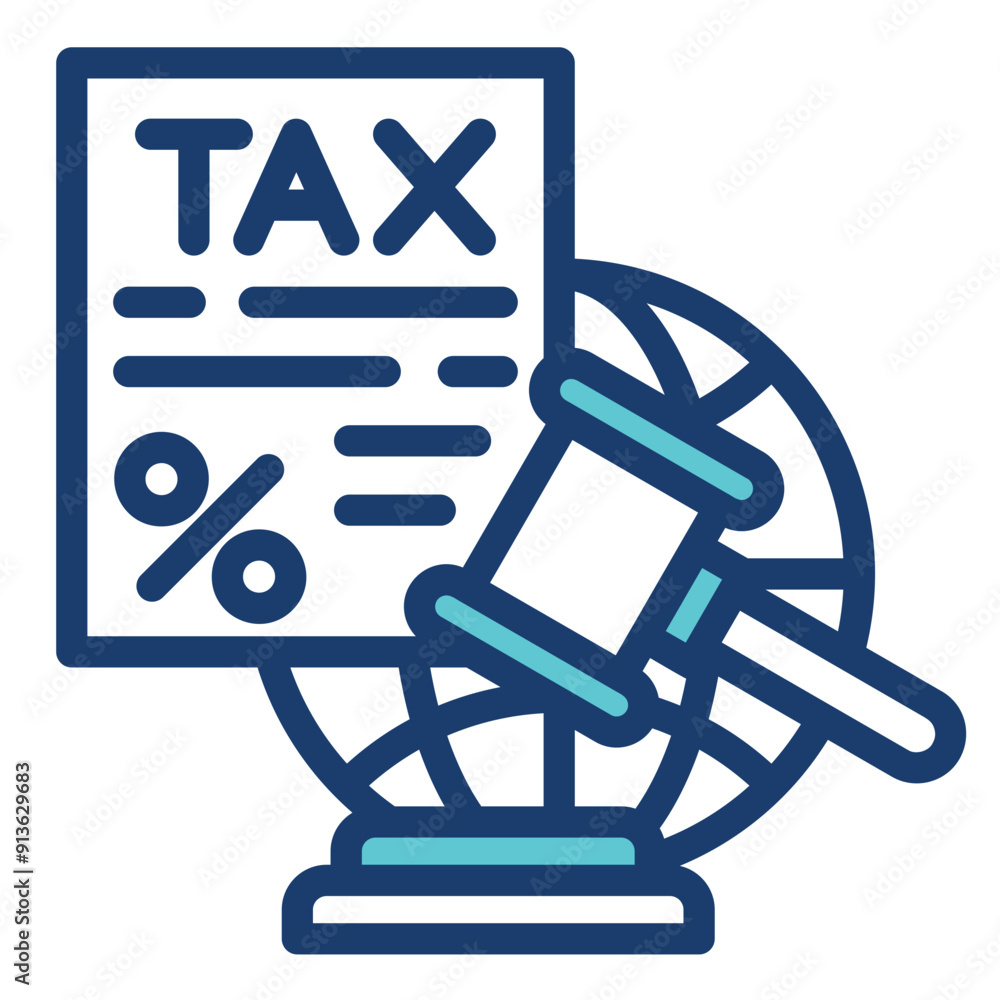 Tax Jurisdiction Icon Tax Jurisdiction Icon