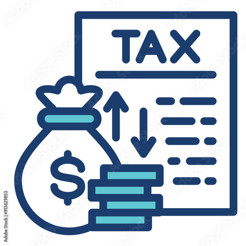 Taxable Income Icon
