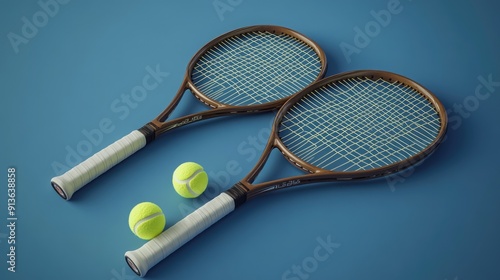 Tennis Rackets and Balls