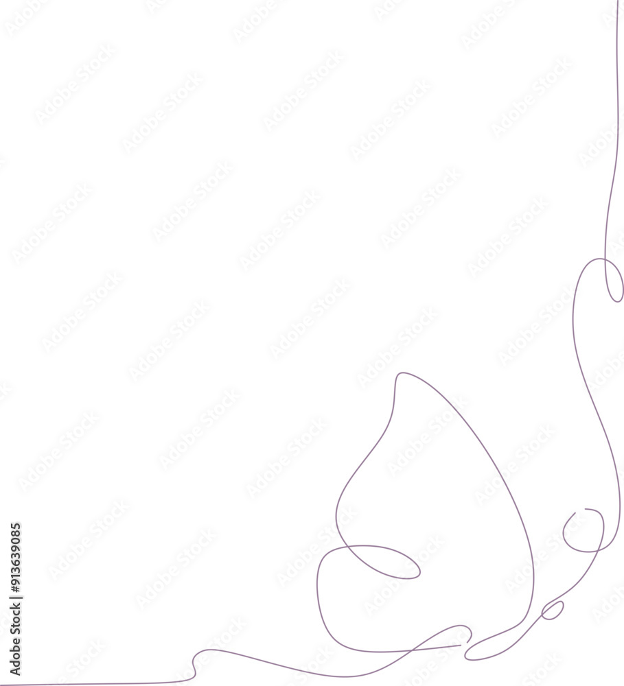 Monoline Butterfly Decoration Monoline Butterfly Decoration