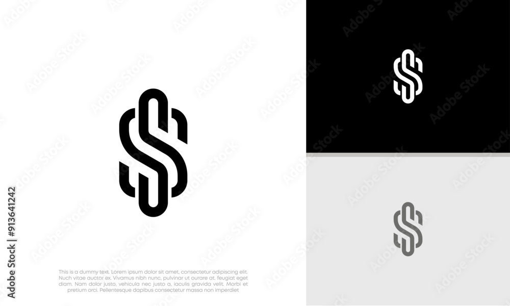 Initials S logo design. Initial Letter Logo. Innovative high tech logo template.
Initials S logo design. Initial Letter Logo. Innovative high tech logo template.