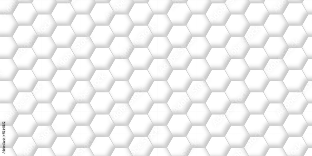 Vector abstract hexagonal futuristic geometric backdrop White 3d embossed creative hexagon, honeycomb white hexagon concept design abstract technology background, or wallpaper. Vector abstract hexagonal futuristic geometric backdrop White 3d embossed creative hexagon, honeycomb white hexagon concept design abstract technology background, or wallpaper.
