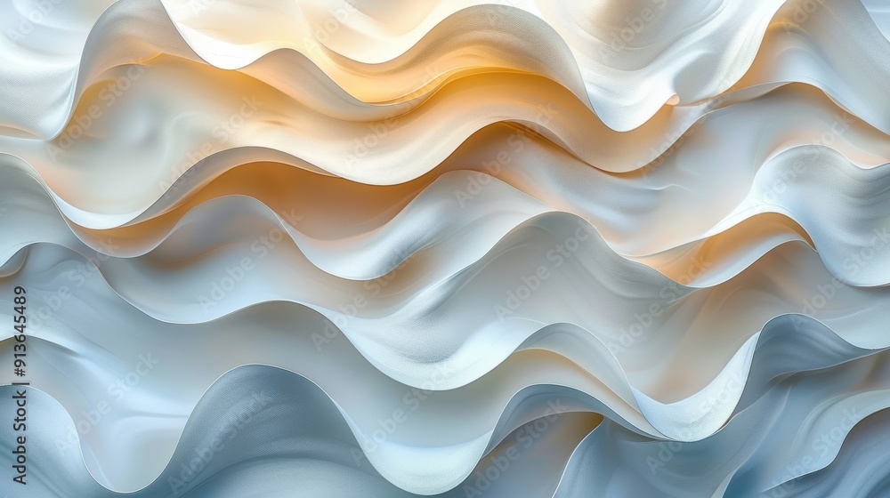 Flowing Waves of Soft Colors Create a Serene Abstract Art Display Flowing Waves of Soft Colors Create a Serene Abstract Art Display