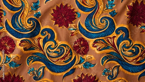 caracteristic batik indonesian people culture photo