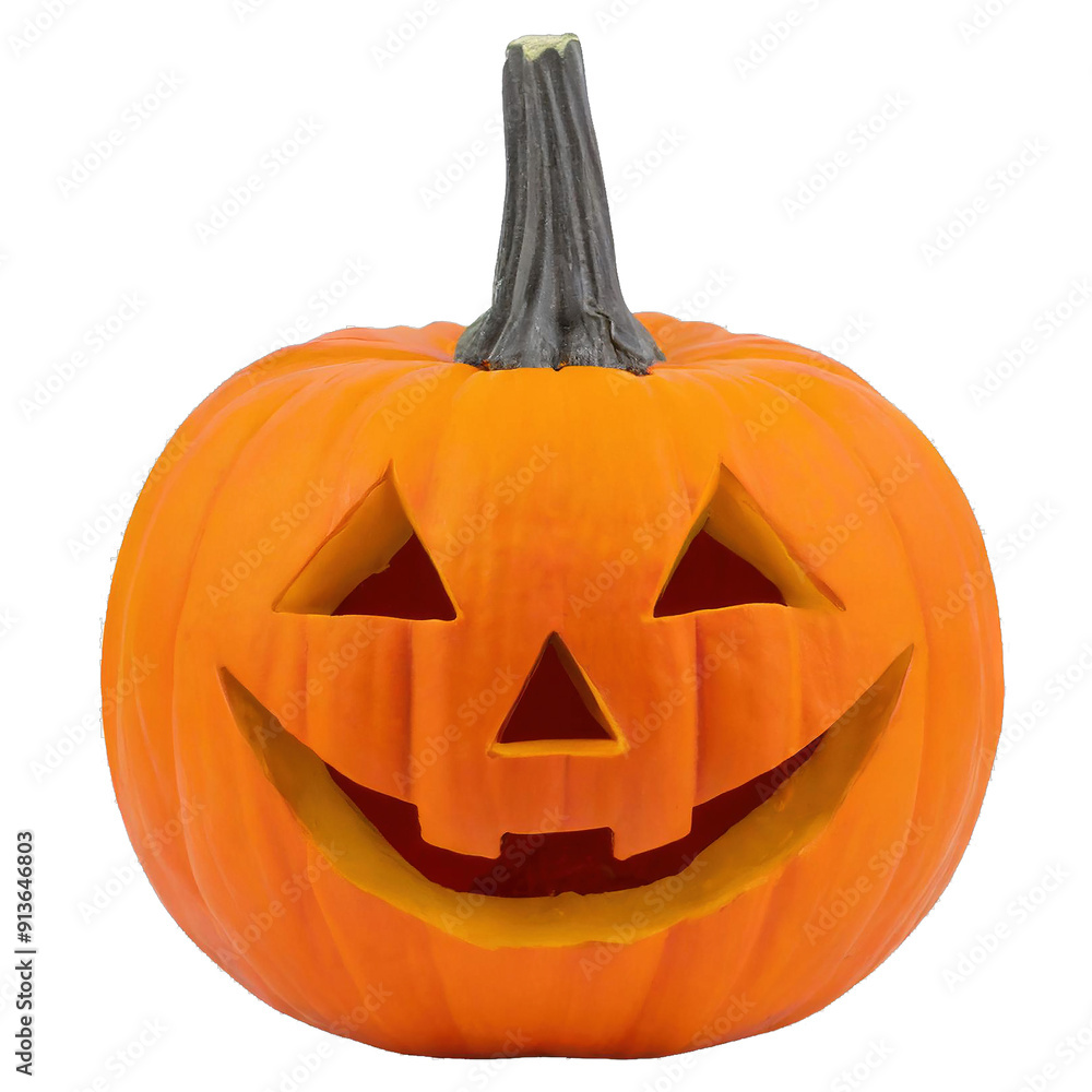 Jack-o'-lantern isolated on transparent background Jack-o'-lantern isolated on transparent background