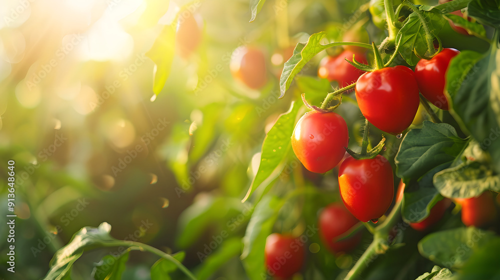 red tomatoes in the garden red tomatoes in the garden
