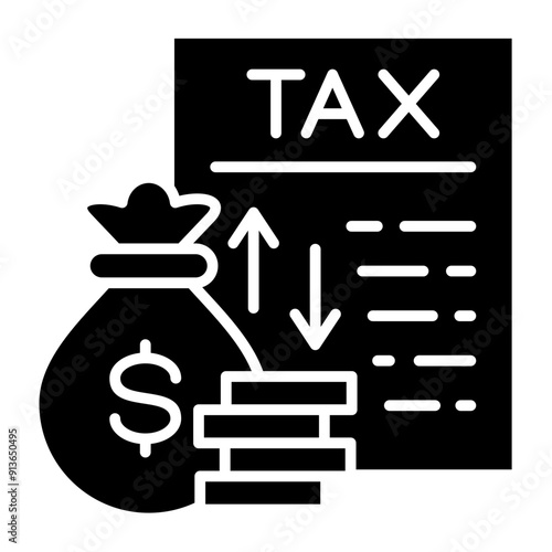 Taxable Income Icon