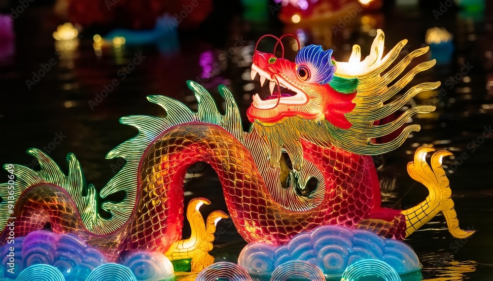 chinese dragon statue