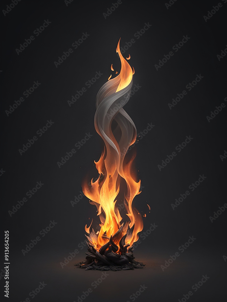Flame, spell, magic, fantasy, grey background, fire, simple Flame, spell, magic, fantasy, grey background, fire, simple