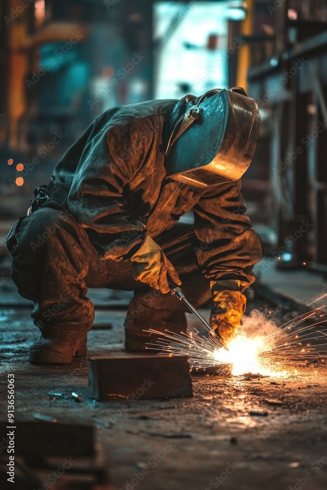 Welder at Work Welder at Work