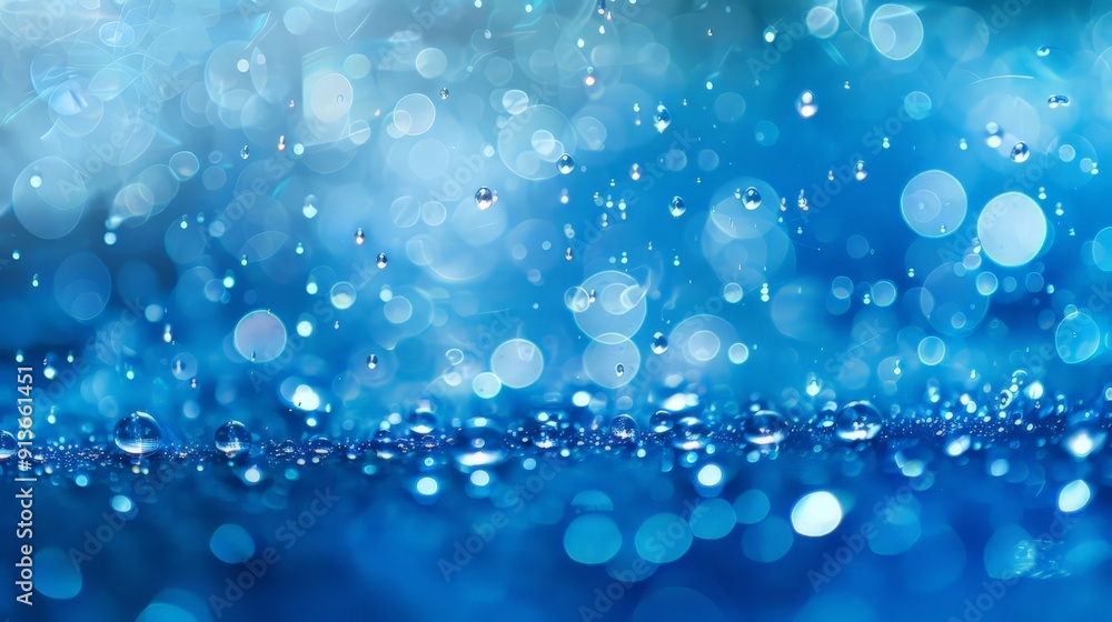 Bubbles and splashes of fresh water close up. beautiful abstract blue background Bubbles and splashes of fresh water close up. beautiful abstract blue background