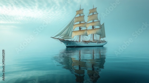ship in the sea
