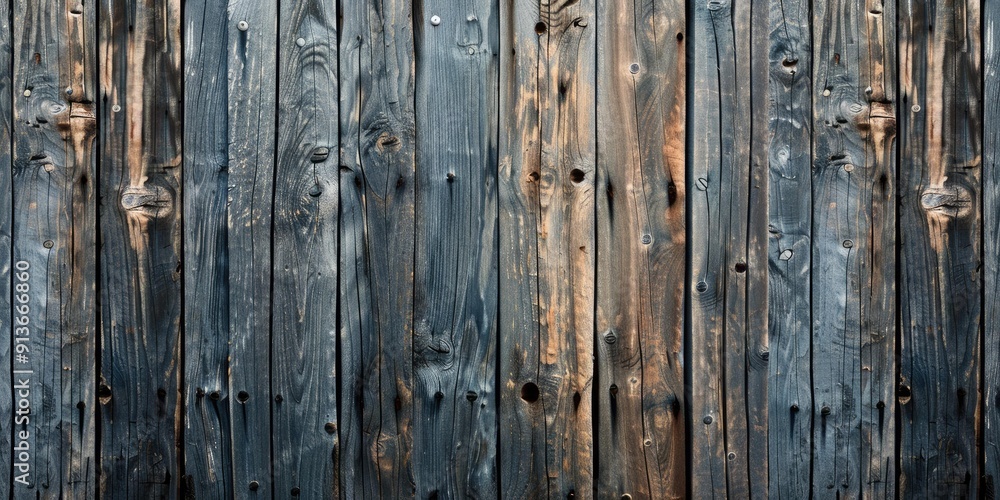 Weathered wooden fence with knots. Weathered wooden fence with knots.