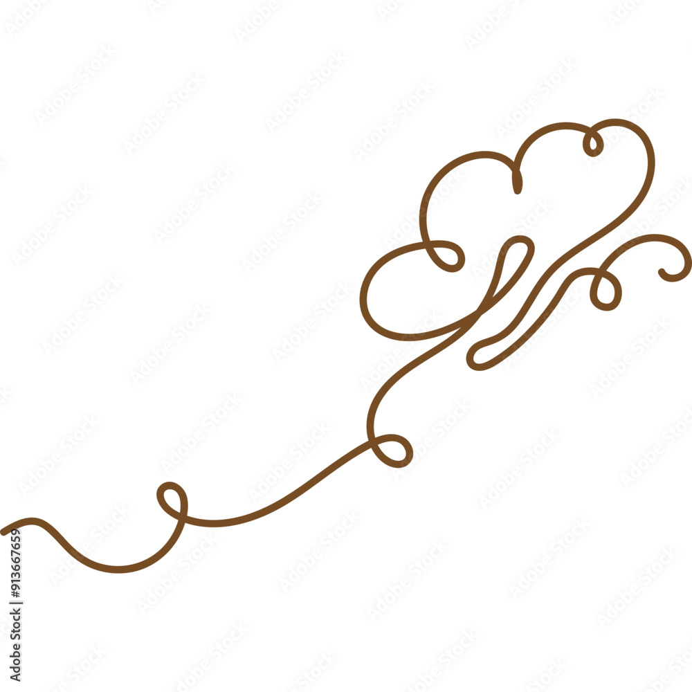 Monoline Butterfly Decoration Monoline Butterfly Decoration