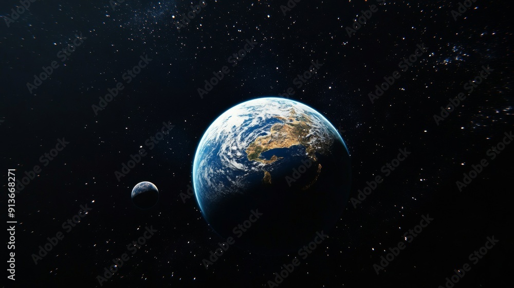 Fototapeta premium earth in space