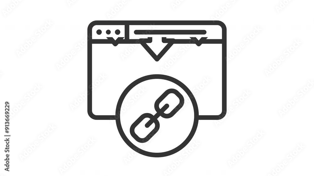 animated internal link and arrow icon. Perfect for seo, web, website, search, digital, online, computer, animation, animated, technology, internet, interface, browse, optimization, www, browser animated internal link and arrow icon. Perfect for seo, web, website, search, digital, online, computer, animation, animated, technology, internet, interface, browse, optimization, www, browser