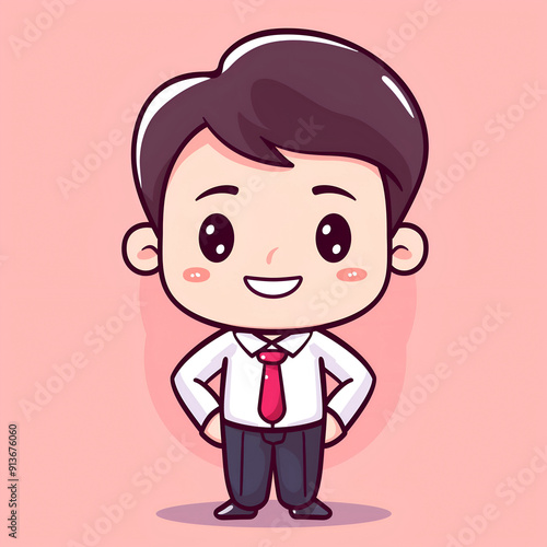 Cartoon character of people