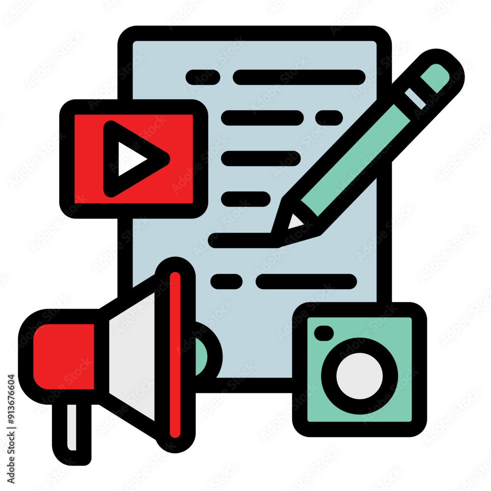 Content Marketing Icon