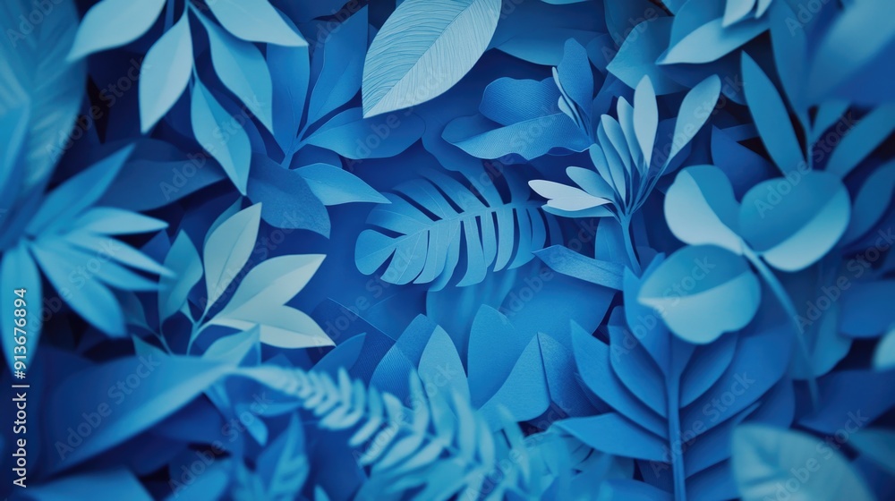 Blue leaf cluster Blue leaf cluster