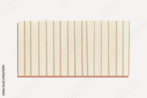 beige paper banner illustration vector