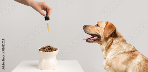 Nutritional supplements are being added to the feed.
