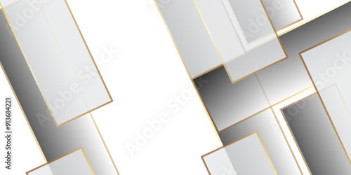 Modern luxury pattern of geometric white and gray color background, Elegant abstract background with grey lines with shadow. white paper transparent. aster purple triangle design.