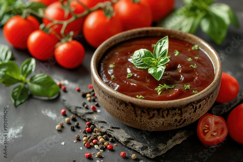Espagnole sauce - a brown s...