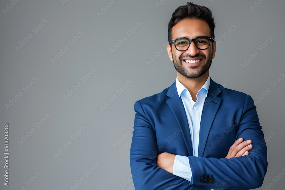 Portrait of a Smiling Man in a Suit Portrait of a Smiling Man in a Suit