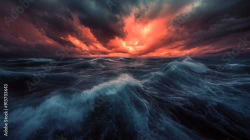 Dark Skies and Turbulent Waters photo