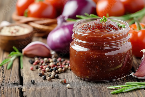 Tomato sauce - a sauce made...