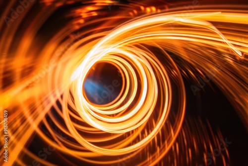 an abstract image of a spinning vortex