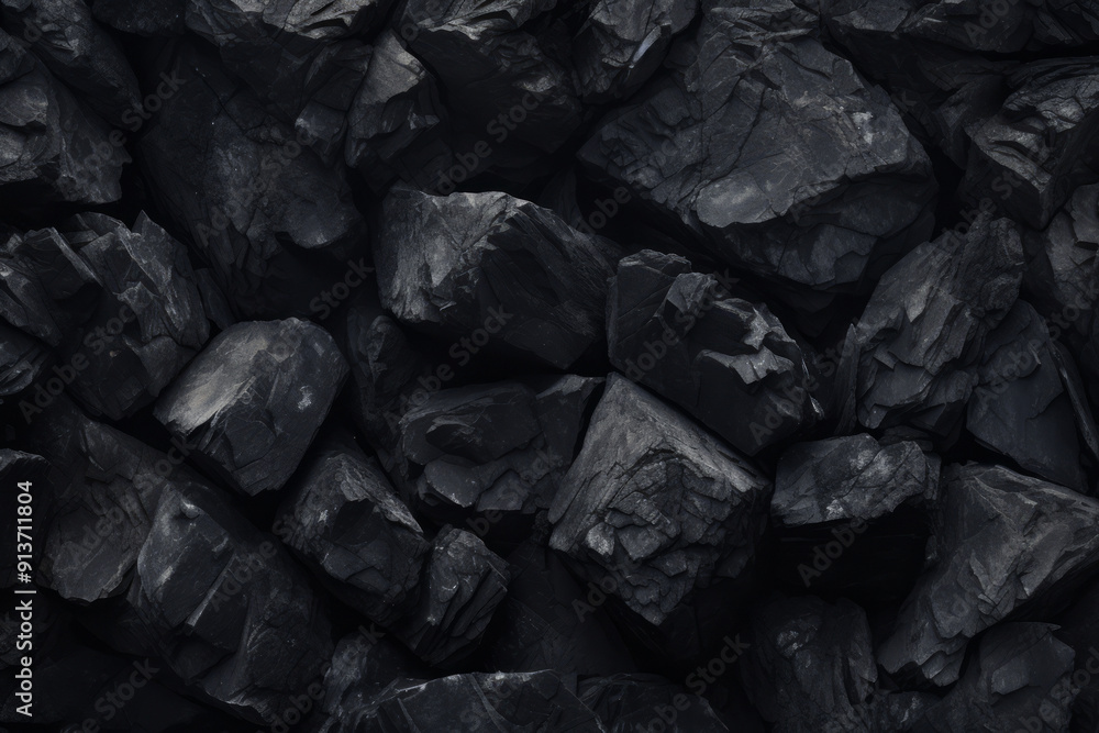 Processed collage of industrial pea coal surface texture. Background for banner, backdrop or texture Processed collage of industrial pea coal surface texture. Background for banner, backdrop or texture