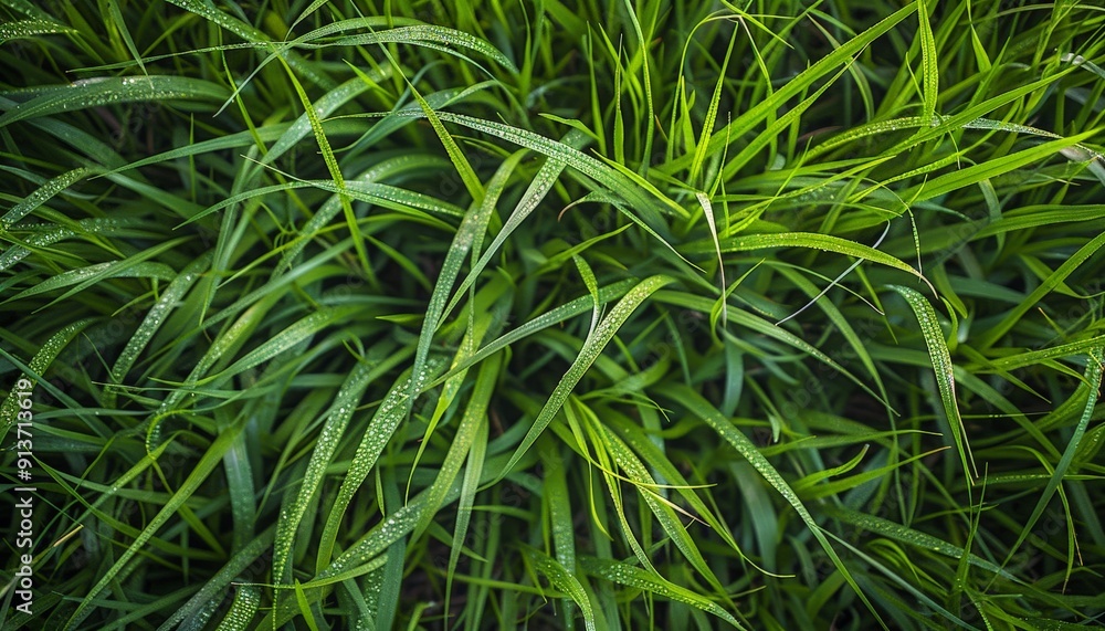 Close-up of fresh green grass texture Close-up of fresh green grass texture