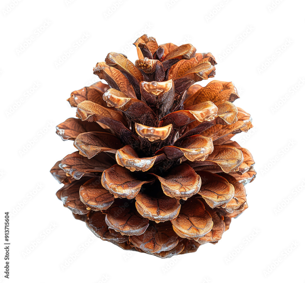 Pine cone isolated on a transparent background for web, banner, wallpaper Pine cone isolated on a transparent background for web, banner, wallpaper