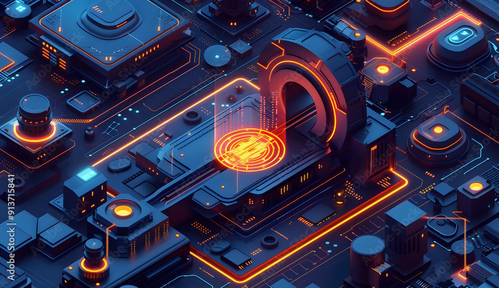 Patient Data Security, digital hospital environment with icons of data encryption, cybersecurity measures, patient confidentiality, design Patient Data Security, digital hospital environment with icons of data encryption, cybersecurity measures, patient confidentiality, design