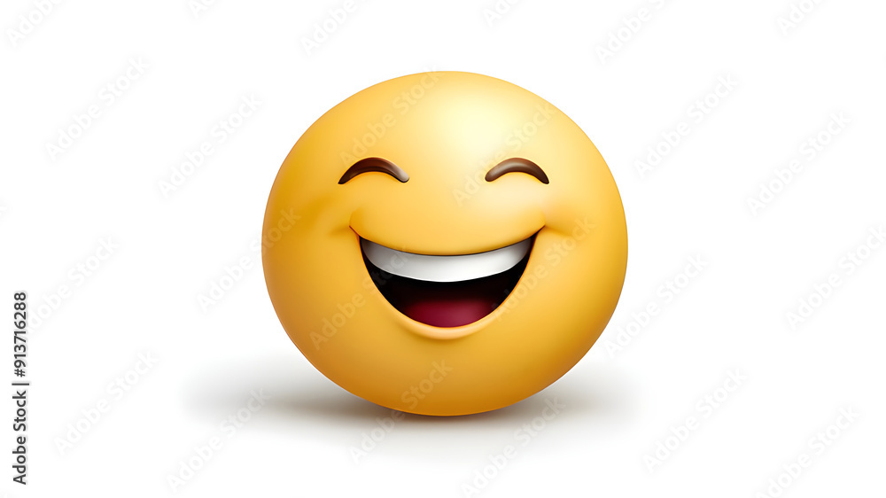 Fototapeta premium 3d smiley face