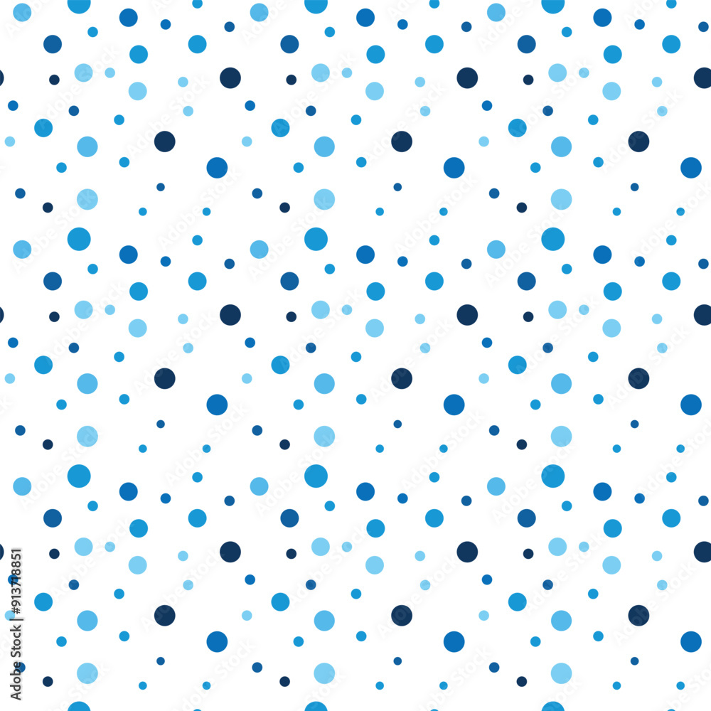 Seamless pattern with blue dots Seamless pattern with blue dots