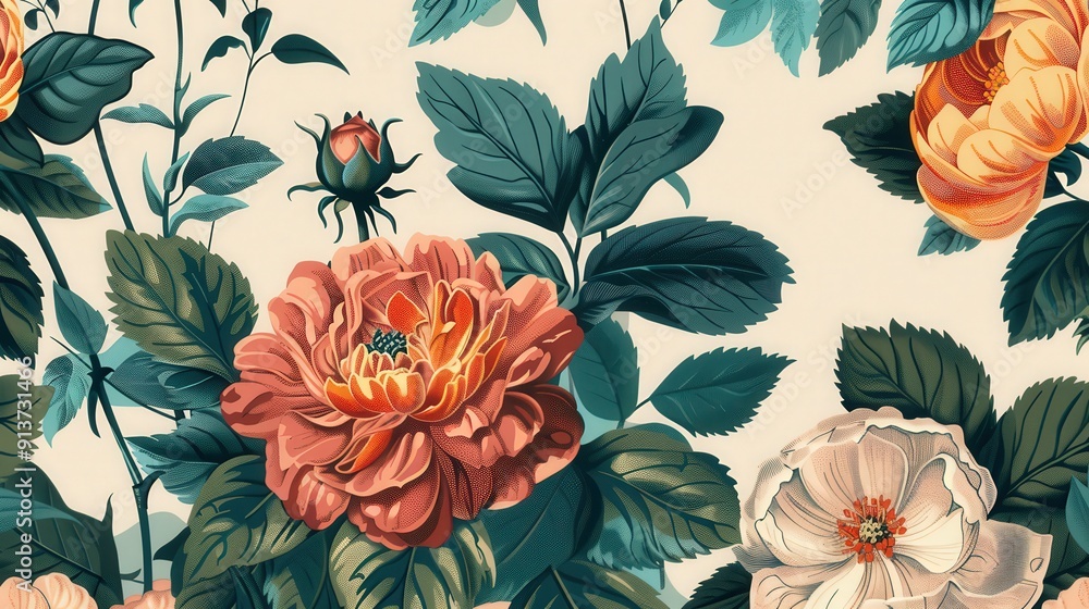 timeless charm of floral vectors that evoke the elegance of classic botanical illustrations. timeless charm of floral vectors that evoke the elegance of classic botanical illustrations.