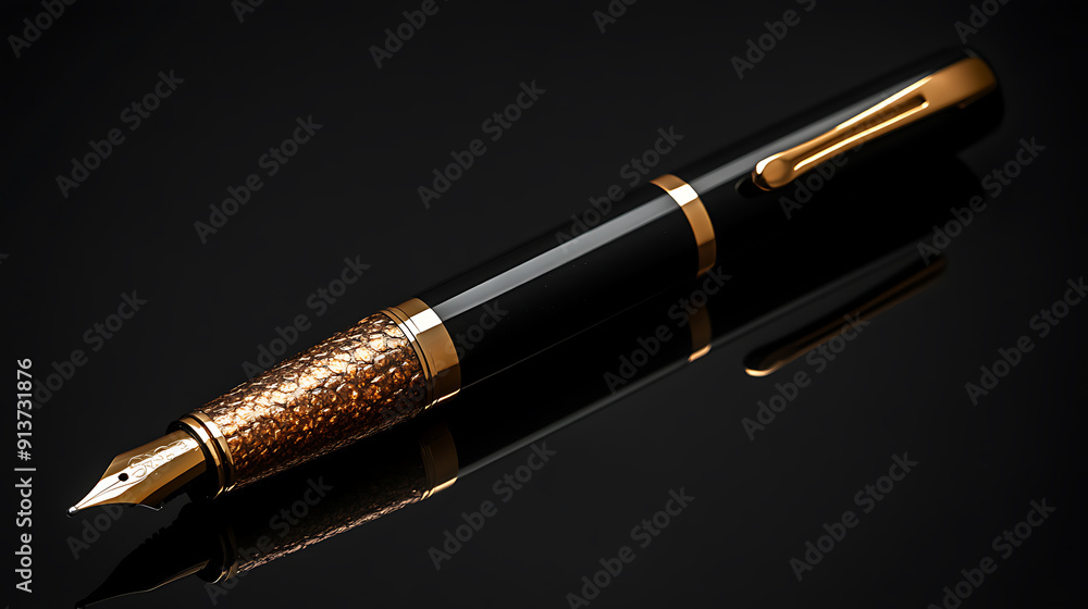 Luxury pen, beautiful and luxurious, expensive Luxury pen, beautiful and luxurious, expensive