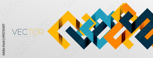 Color bend lines with shadow texture effect. Vector Illustration For Wallpaper, Banner, Background, Card, Book Illustration, landing page