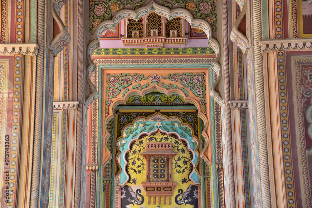 The Patrika Gate is the most famous landmark in Jaipur, India The Patrika Gate is the most famous landmark in Jaipur, India