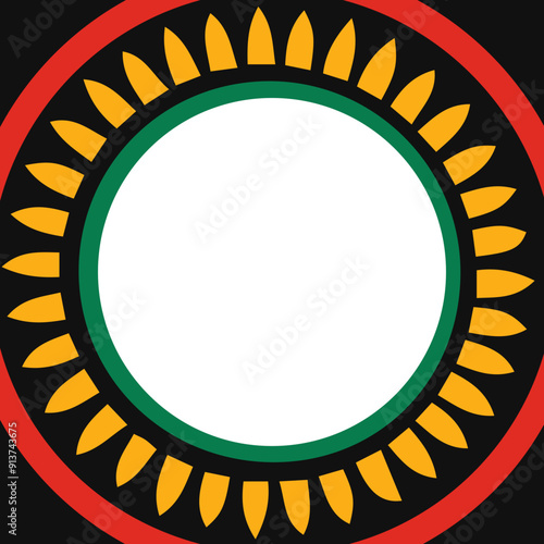 Black history month, vector illustration
